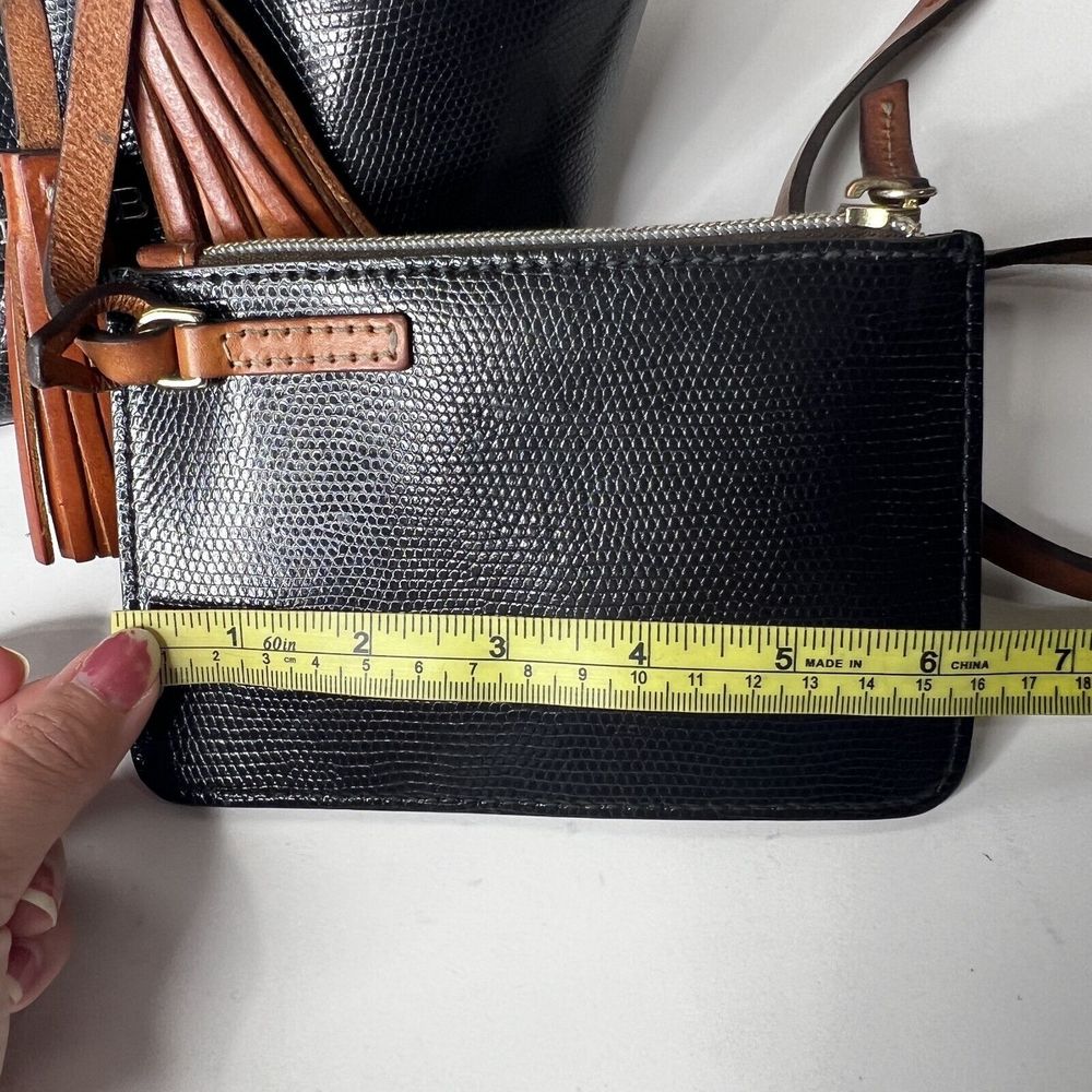 Dooney & Bourke Serena Drawstring Bucket Bag Cros… - image 4